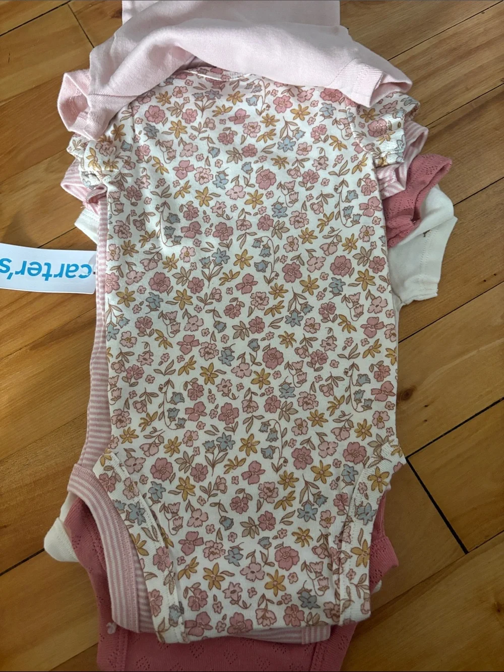 NEW! Carter's Short-Sleeve One-Piece Bodysuits - 5 Pack - Size 3 months